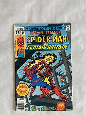 Buy Marvel Team-Up Featuring Spider Man! 65 And 66 First Captain Britain! • 31.06£