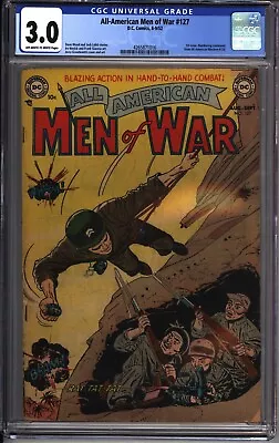 Buy * ALL-AMERICAN Men Of WAR #127 (#1) CGC 3.0 (1952) OW/W Pages! (4265871016) * • 559.12£