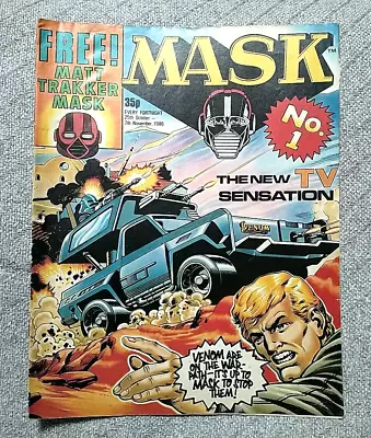 Buy MASK COMIC MAGAZINE #1 - 25th OCT - 7th NOV 1986 • 10.99£