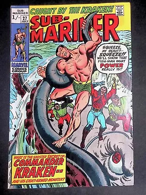 Buy Prince Namor, The Sub-Mariner #27 Bronze Age Marvel Comics F/VF • 19.99£