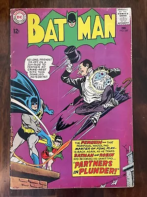 Buy Batman 169 G/VG 1965 Robin, James Gordon, 2nd Silver Age Penguin • 54.35£