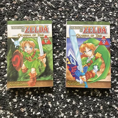 Buy The Legend Of Zelda: Ocarina Of Time Manga By Akira Himekawa Volumes 1 And 2 • 15£