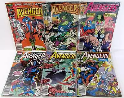 Buy Avengers Lot 6 #266, 297, 308, 318, 319, 336 Marvel 1986 Newsstand 1st Series • 29.52£