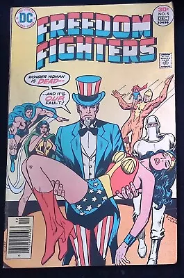 Buy Freedom Fighters #5 Bronze Age DC Comics F/VF • 5.99£