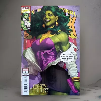 Buy She Hulk #1 Artgerm Variant | Marvel 2022 | 1st Print NM • 6.21£