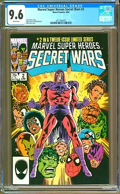 Buy Marvel Super Heroes Secret Wars #2 (1984) CGC 9.6  WP Shooter - Zeck - Beatty • 62.12£