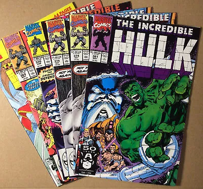 Buy The Incredible Hulk #369, #370, #374 (two Copies), #381, Annual #18, Marvel 1992 • 37.28£