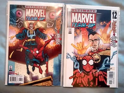 Buy MARVEL TEAM-UP #12 & 13 Lot- Brian M. Bendis & Ted McKeever, '02 1st PB Prints • 6.21£