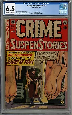 Buy Crime Suspenstories #11 Cgc 6.5 Off-white To White Pages Ec Comics 1952 • 698.95£
