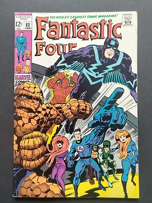 Buy Fantastic Four #82 Marvel Comics Group 1969 VG-F -Pre-owned • 21.74£