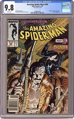 Buy Amazing Spider-Man Mark Jewelers #294MJ CGC 9.8 1987 3806823003 • 1,195.98£