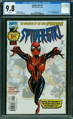 Buy Spider-Girl #1 CGC 9.8 1998 1st Mister Nobody! Spider-Man! Kingpin! 125 Cm Sale • 229.10£