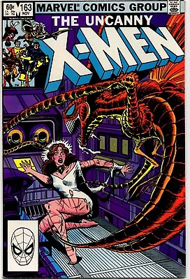 Buy Uncanny X-Men (1963) #163 1st Print Dave Cockrum Kitty Pryde VS Brood Cover VF+ • 6.99£