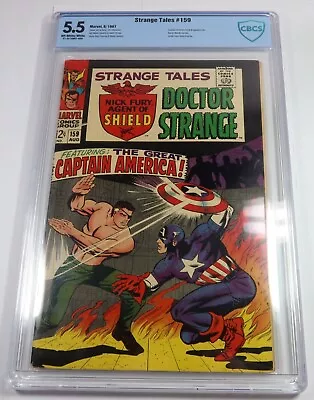 Buy CBCS 5.5 Strange Tales #159 1967 Marvel Comic Book #48716M • 50.44£