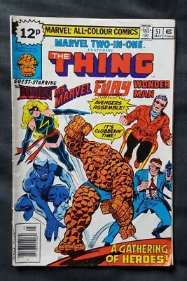 Buy MARVEL TWO-IN-ONE # 51 VG (5.0) Classic Frank Miller Art • 1.75£