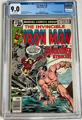 Buy Iron Man #120, Newsstand 9.0 1st App Justin Hammer,,,Namor, Armor Wars MCU Film • 74.55£