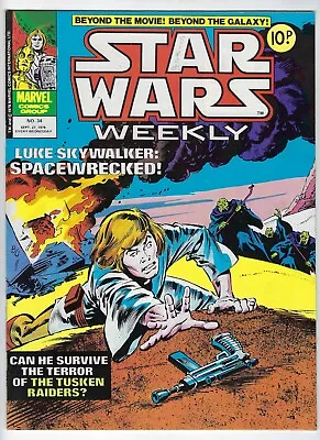 Buy Star Wars Weekly # 34 - Marvel UK - 27 Sept 1978 - UK Paper Comic • 4.95£