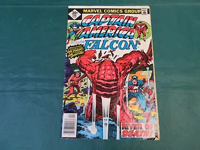 Buy April 1977 Marvel Comics: Captain America & The Falcon #208 -The River Of Death! • 6.21£