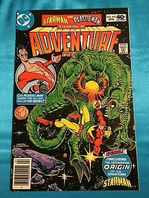 Buy ADVENTURE COMICS # 470, April 1980, PLASTIC MAN! STARMAN! FINE- VERY FINE • 1.86£