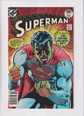 Buy Superman (1939) # 317 (7.0-FVF) (847883) Neal Adams Cover 1977 • 18.90£