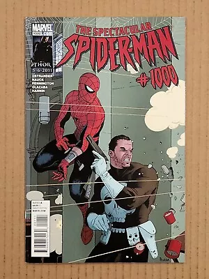 Buy Spectacular Spider-Man #1000 Punisher Marvel 2011 VF/NM • 6.21£