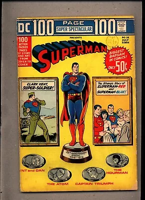 Buy DC 100 Pg SUPER SPECTACULAR (DC-18)_JULY 1973_VERY GOOD_SUPERMAN_THE ATOM! • 0.99£
