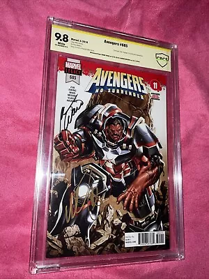 Buy Avengers #685 CBCS 9.8 1st Iron-Hulk Armor Signed By Mark Waid And Mark Brooks • 66£