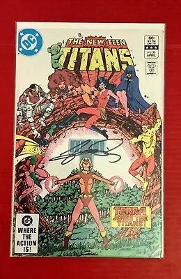 Buy The New Teen Titans #30 Signed By George Perez Very Fine/near Mint Buy Today  • 21.96£