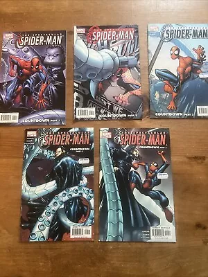 Buy The Spectacular Spider-man Countdown Parts  1,2,3,4,5  (2004) Marvel Comics • 5£