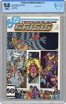 Buy Crisis On Infinite Earths #11 CBCS 9.8 1986 21-2CD5942-014 • 62.13£