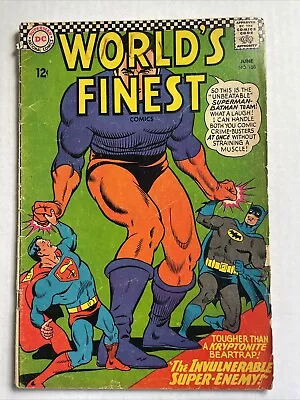 Buy World‘S Finest Comics #158 1966 Superman Batman • 3.88£