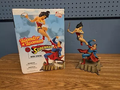 Buy Wonder Woman Vs Superman Mini Statue | Terry Dodson | DC Direct 2012 • 97.84£