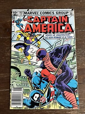 Buy Captain America #282 Newsstand (Marvel 1983) Jack Monroe Becomes Nomad FN/VF • 6.21£