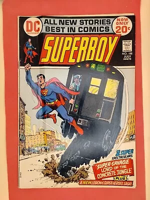 Buy SUPERBOY #188 ~ 1972 DC Comics ~  Super-Savage Lord Of The Concrete Jungle  • 10.09£