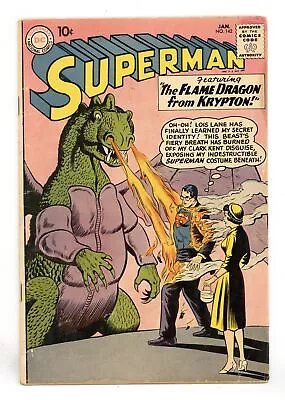 Buy Superman #142 GD+ 2.5 1961 • 17.86£