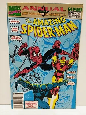 Buy The Amazing Spider-Man Annual #25 1991 Part 1 The Vibranium Vendetta • 3.11£