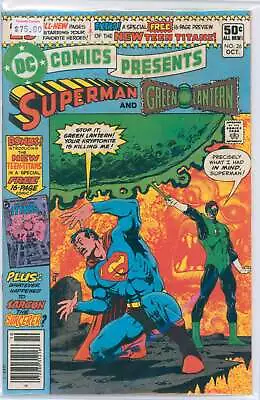 Buy DC Comics Presents Superman And Green Lantern #26 6.0 FN Raw Comic • 58.25£