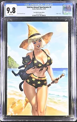 Buy Sabrina Teenage Witch CGC 9.8 Halloween Gold Star Bikini Black Cat COA Archie • 62.09£