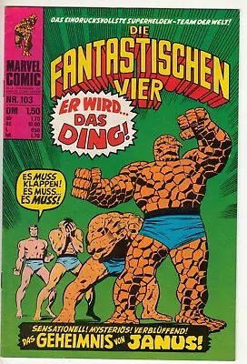 Buy The Fantastic Four No. 103 (1) VERY GOOD CONDITION Williams From 1974 • 9.38£