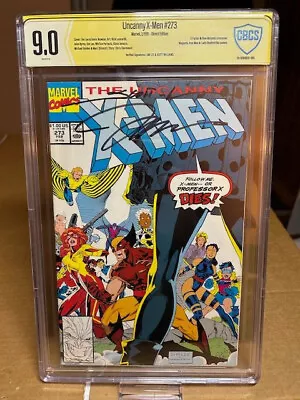 Buy Uncanny X-men #273 CBCS Graded 9.0 & Verified Jim Lee & Scott Williams Signature • 80.67£