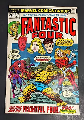 Buy Fantastic Four #129 1st Thundra! Marvel 1972 • 17.85£