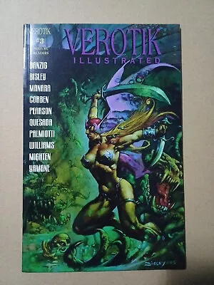 Buy VEROTIK ILLUSTRATED #3  1998, BISLEY, MANARA,  CORBEN, MIGHTEN, Horror • 15£