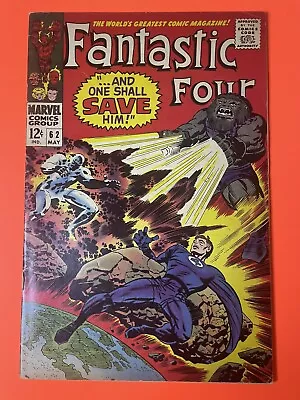 Buy Fantastic Four #62 1967 1st Appearance Of Blastaar Stan Lee Story Jack Kirby Art • 29.50£