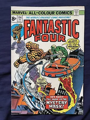 Buy Fantastic Four #154 (marvel 1975) Uk Price Variant - Bagged & Boarded • 6.45£