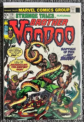 Buy Strange Tales #170 (Marvel Comics 1973) 2nd Appearance + Origin Brother Voodoo • 54.45£