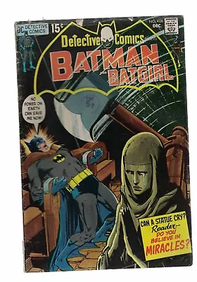 Buy DC Comics Detective Comic Batman And Batgirl No 406  December 1970 15c USA • 14.99£