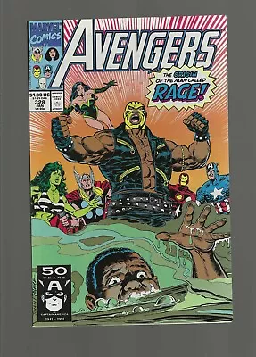 Buy Avengers #328 (1991, Marvel) NM 9.4 Origin & 1st Appearance Of Rage • 15.53£