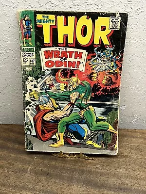 Buy Mighty Thor ~147, Marvel Comics 1967, Stan Lee/Jack Kirby,  Wrath Of Odin!  • 30.69£