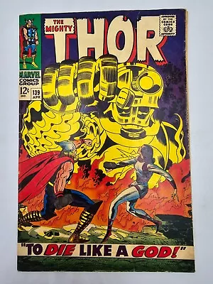 Buy Thor Marvel Comics # 139 1st Appearance Of Orikal • 59.12£