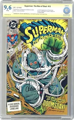 Buy Superman The Man Of Steel #18D CBCS 9.6 SS Louise Simonson 1992 7010075-AA-014 • 128.14£